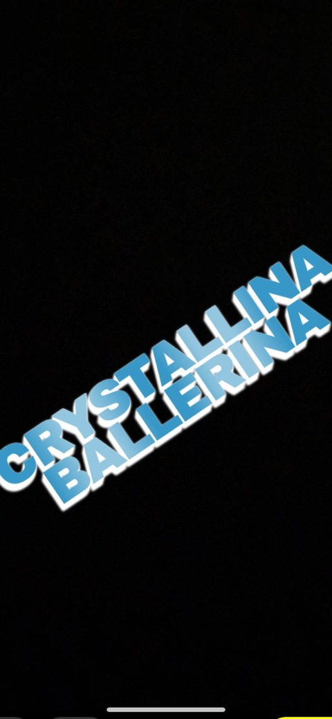 Crystallinaballerina onlyfans account