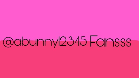 Abunny12345 onlyfans