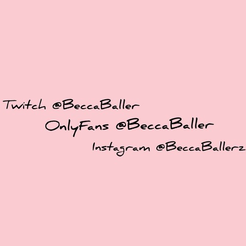 Beccaballerpaid onlyfans