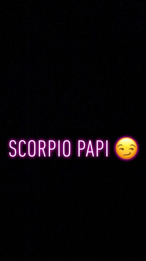 Scorpio Papi onlyfans account